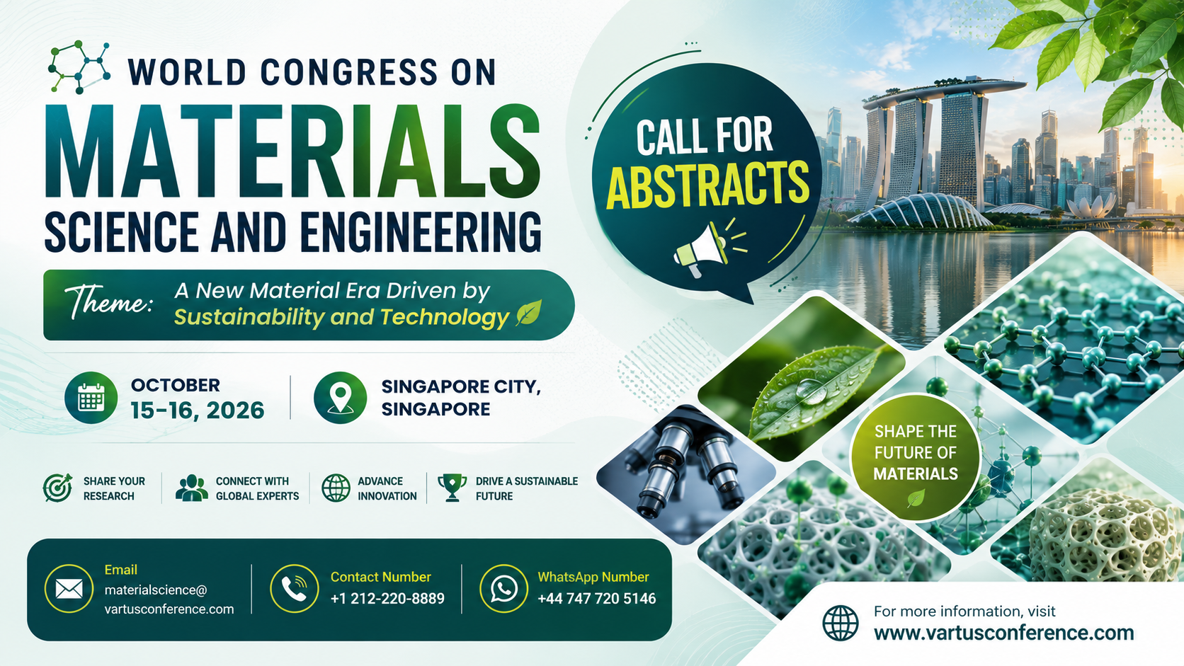 World Congress on Materials Science and Engineering